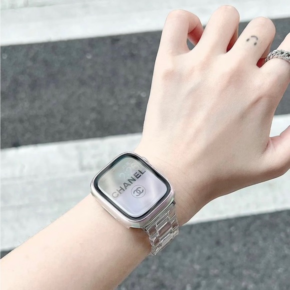 NEW Resin Transparent Strap Band for Apple Watch - Picture 3 of 5